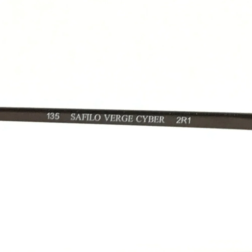 Safilo VERGE CYBER 2R1 Eyeglasses Frames Brown Green Round Full Rim 48-19-135